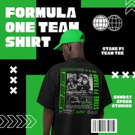 F1 Stake - Bottas & Guanyu Black T-shirt