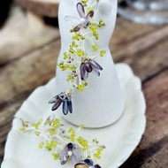 鉤針 編織 串珠 花串 耳環