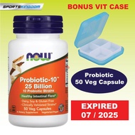 Vitamin Probiotic 10-25 Billion 50 Veg Cap Now foods Original