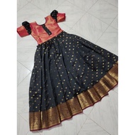 kids Gown with Saree design