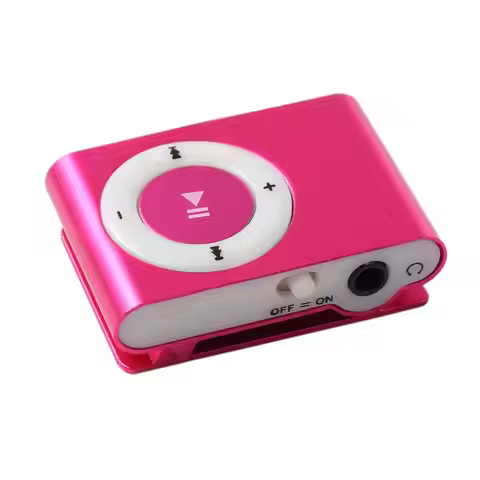 Portable Mini Mirror Media Player 3.5mm Metal Music Player Sport MP3 Clip MP3 MP3 Player
