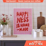 Wall painting, Happiness is Homemade Quotes Poster for Kitchen and Restaurant, Printable Art, comes 