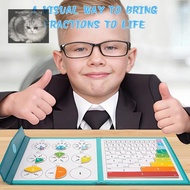 manysincerity Magnetic Fraction Demonstration Book, Magnetic Fraction Book For Kids, Magnetic Fracti