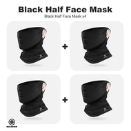 SOLOEVER Half Mask UPF50+ โม่ง ผ้าคลุมหน้า ผ้าบัฟกันแดด กันรังสียูวี หมวกกันแดด หายใจ ผ้าปิดหน้า สะด