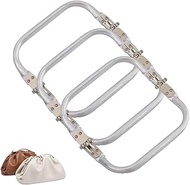 NHQ 3 Pieces Crochet Bag Clasps, Bag Frame, U-Shaped Aluminium Bag Closures, 85 x 160 mm, Purse Fram