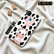 Case Hp REDMI 9C - Casing Hp REDMI 9C - KAJOLA - Fashion Case SAPI - Pelindung Belakang Handpone - C