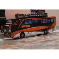 PAPERCRAFT BUS SJM TRANS DETECTIVE CONAN SKALA 1:50