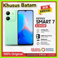 INFINIX SMART 7 RAM 4GB/64GB GARANSI RESMI HANDPHONE ANDROID (BATAM)