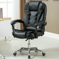 Kerusi Pejabat Urut Eksekutif Leather Massage Ergonomic Home Office Desk Chair