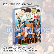 A5 Album containing Haikyuu character cards Volleyball King 80 binder boxes anime card collection