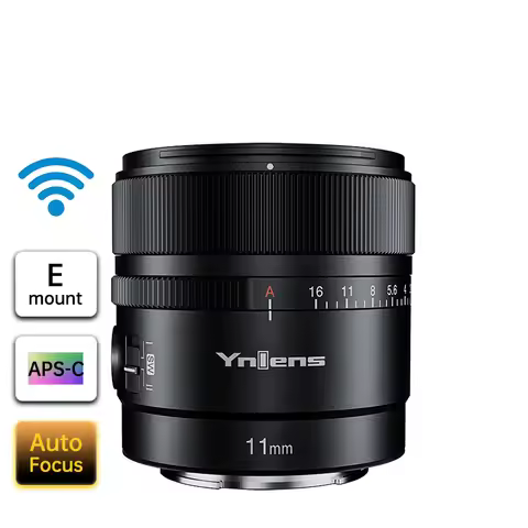 YONGNUO YN11mm F1.8 DA DSM WL Auto Focus Ultra Wide Angle APS-C Lens With RemoteControl For Sony E M