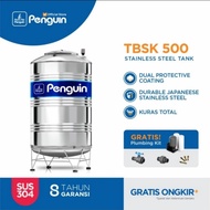 Penguin Tangki | Toren | Tandon Air Stainless TBSK 500 || 500 liter
