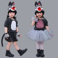 Children's Animal Costume Big Gray Wolf Costume Wolf is Coming Performance Costume Kindergarten Wolf