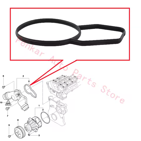 11537509357 Thermostat Housing Gasket For BMW E46 E39 E60 E61 E38 E65 E66 X3 E83 X5 E53 Z4 E85 M54