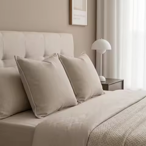 Soft Woven Herringbone Solid Color Pillow Cover Case 30x50 40x40 45x45 50x50 55x55 40x60 50x70 60x60