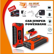 Car Jumper Powerbank Kereta Jump Starter 99800/109800/119000mAh With Pump Car Powerbank Emergency St