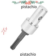 PISTACHIO Garden Auger Power Drill Adapter, Connect to 4"/6" Auger Steel  Auger Drill Adapter, Round