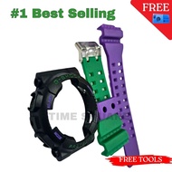 Customize for G Shock GA100 GA110 GA120 GD100 GD110 GD120 Gshock Replacement Strap and Bezel set G S