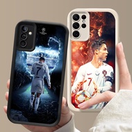 BR-27 Ronaldo CR7 Soft Silicone Casing for Samsung A55 A54 M15 S25 S24 S21 FE Ultra
