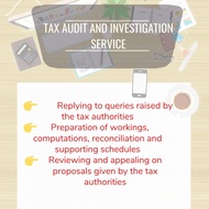 TAX AUDIT AND INVESTIGATION CONSULTATION LHDN INCOME TAX (PERSONAL SDN BHD ANY TYPE)