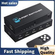 Ultra HD 8K 60HZ 5-Port -Compatible Switcher Splitter Supports 4K@ 120Hz, 8K@ 60Hz for /4/3, TV Proj