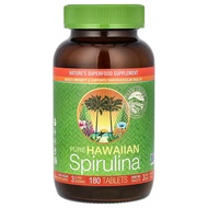 Nutrex Hawaii, Pure Hawaiian Spirulina, 3 g, 100/180 Tablets (1 g per Tablet) | 3 g, 200/400 Tablets