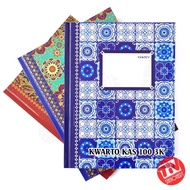 Hardcover Cash Book 3 Columns Quarto 100 Sheets K3 (Date Credit Balance)