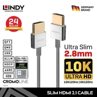 NEWEST - HDMI 2.1 LINDY Ultra Slim eARC 10K 120Hz 48Gbps Cable