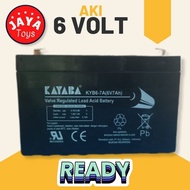 Kayaba 6 Volt 7.2 Amper Accu Vrla Ups Aki Kering 6V