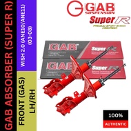 Original GAB Super R Absorber - FRONT & REAR GAS WISH 2.0 (ANE10/ANE11)(03-08), WISH 2.0 (ZGE20)(09-