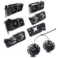 ASUS ASUS DUAL RX6600XT 6650XT 6700XT 6750GRE 6750XT Fan Backplane Case