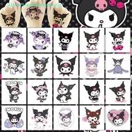AFMY 20Pcs/Pack 5x5cm Cartoon Kuromi Tattoo Sticker Children's Reward Sticker Cute Disposable Tattoo