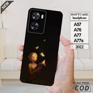 OPPO A57 Case -OPPO A76 -OPPO A77 -OPPO A77s _Cool, flexible, elastic, black silicone casing