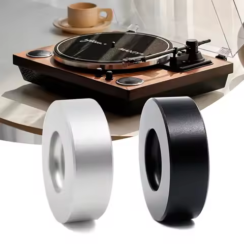 Aluminum 45 RPM Record Turntable Adapter for 7" Vinyl Technics SL1200 Series High Precision LP Vinyl