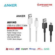 Anker Type-C USB-A to USB-C 3ft 0.9M A81H5 Data Charger Cable