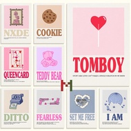 Korean Girls Group Kpop Music Poster Canvas Printing Aesthetic Kpop Decor Music Songs Home Room Wall