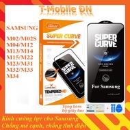 Combo of 3 Tempered Glass Samsung M15 M34 M02S M04 M12 M13 M22 M23 M31S M32 M33 5G Full screen anti-