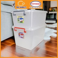 TOYOGO Storage Box with Lid 2005 2006 (29L/41L) Quality Translucent No Odour Clothing Organization