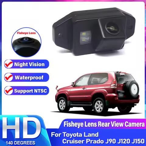 Rear View Reverse Camera Car Vehicle Parking Accessories Full HD CCD Waterproof For Toyota Land Crui