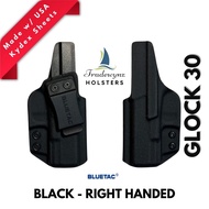 Bluetac IWB Concealment Kydex Holster for Glock 30 Black - Right Handed / Left Handed Red Dot Compat