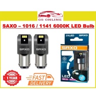 SAXO 3020 - P-21/1141/1016 W21/5W LED Bulb White/Red/Amber Colour Brake Light Tail light signal ligh