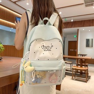 Fresh Junior Sweet Cartoon New Style Backpack Candy Color Backpack Cute High-value High School Stude