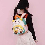 beg sekolah budak perempuan beg sekolah perempuan beg sekolah roda Little Bear Driving Children's Sm