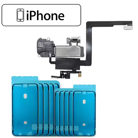 Ear Speaker With Flex Cable For iPhone 7 7P 8 Plus X XR XS Max Earpiece Ear Piece Sound + Waterproof
