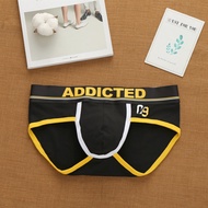 Brief Underwear Addicted AD160 Seluar Dalam Lelaki  男士内裤男平角裤低腰性感透气冰丝提臀迷彩内裤