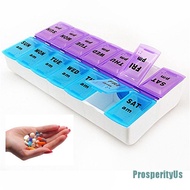 🍭 Hot Sale 7 Day Weekly Pill Medicine Box Holder Storage Container Case Portable