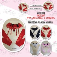 Stocking Garter Belt Set Modern Women's Lingerie Accessories Ac100B