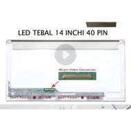 14'inch Thick LED LCD 40 Pin HD Resolution 1366x768