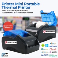 Mini Portable Thermal Printer POS PPOB USB + BLUETOOTH 58mm Printer