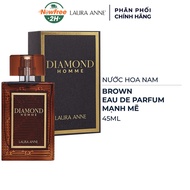 Nước Hoa Nam Laura Anne Diamond Homme Brown 45ml (Nâu)